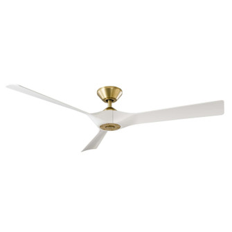 Torque 58'' Ceiling Fan in Soft Brass/Matte White (441|FR-W2204-58-SB/MW)