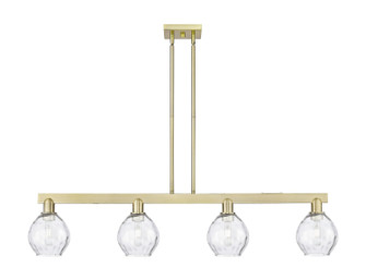 Arcadia Four Light Island Pendant in Antique Brass (405|716-4I-AB-G362)