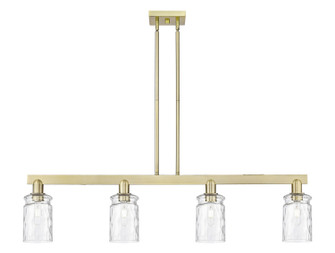 Arcadia Four Light Island Pendant in Antique Brass (405|716-4I-AB-G352)