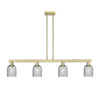 Arcadia Four Light Island Pendant in Antique Brass (405|716-4I-AB-G257)