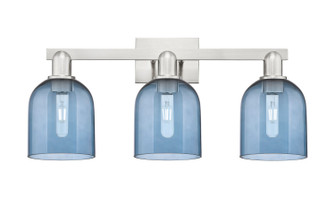 Arcadia Three Light Bath Vanity in Brushed Satin Nickel (405|716-3W-SN-G558-6BL)
