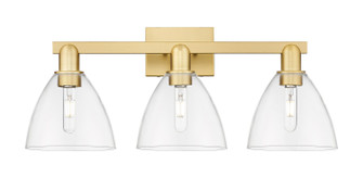 Arcadia Three Light Bath Vanity in Satin Gold (405|716-3W-SG-GBD-752)