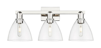 Arcadia Three Light Bath Vanity in Polished Nickel (405|716-3W-PN-GBD-752)