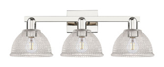 Arcadia Three Light Bath Vanity in Polished Nickel (405|716-3W-PN-G422)