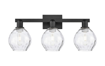 Arcadia Three Light Bath Vanity in Matte Black (405|716-3W-BK-G362)