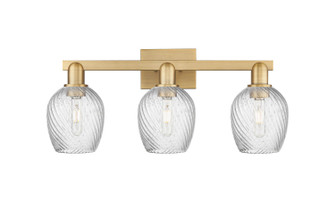 Arcadia Three Light Bath Vanity in Brushed Brass (405|716-3W-BB-G292)