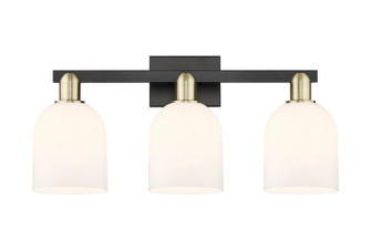 Arcadia Three Light Bath Vanity in Black Antique Brass (405|716-3W-BAB-G558-6GWH)