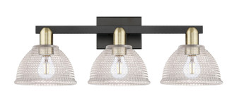 Arcadia Three Light Bath Vanity in Black Antique Brass (405|716-3W-BAB-G422)