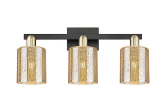 Arcadia Three Light Bath Vanity in Black Antique Brass (405|716-3W-BAB-G116)