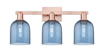 Arcadia Three Light Bath Vanity in Antique Copper (405|716-3W-AC-G558-6BL)