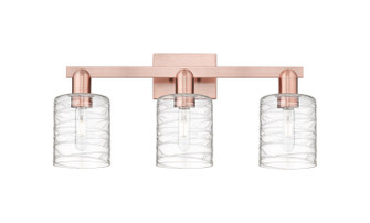 Arcadia Three Light Bath Vanity in Antique Copper (405|716-3W-AC-G1113)