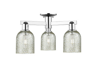 Arcadia Three Light Semi-Flush Mount in Polished Chrome (405|716-3F-PC-G259)