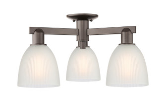 Arcadia Three Light Semi-Flush Mount in Oil Rubbed Bronze (405|716-3F-OB-G381)
