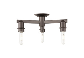 Arcadia Three Light Semi-Flush Mount in Oil Rubbed Bronze (405|716-3F-OB)