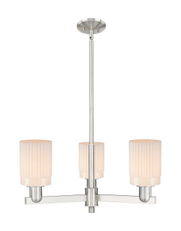 Arcadia Three Light Pendant in Satin Nickel (405|716-3CR-SN-G341)