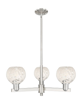 Arcadia Three Light Pendant in Satin Nickel (405|716-3CR-SN-G1216-6WM)