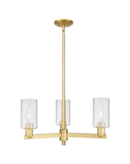 Arcadia Three Light Pendant in Satin Gold (405|716-3CR-SG-G804)