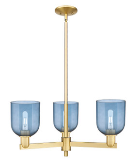 Arcadia Three Light Pendant in Satin Gold (405|716-3CR-SG-G558-6BL)