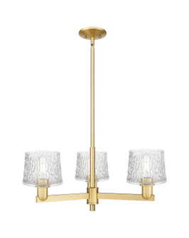 Arcadia Three Light Pendant in Satin Gold (405|716-3CR-SG-G402)
