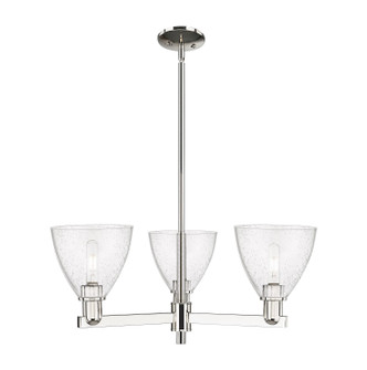 Arcadia Three Light Pendant in Polished Nickel (405|716-3CR-PN-GBD-754)