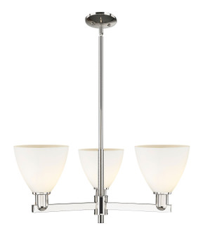 Arcadia Three Light Pendant in Polished Nickel (405|716-3CR-PN-GBD-751)