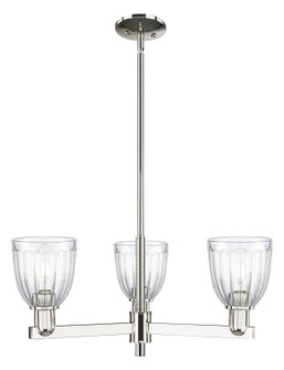Arcadia Three Light Pendant in Polished Nickel (405|716-3CR-PN-G442)