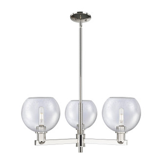 Arcadia Three Light Pendant in Polished Nickel (405|716-3CR-PN-G124-8)