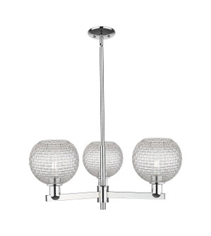 Arcadia Three Light Pendant in Polished Chrome (405|716-3CR-PC-G122C-8CL)