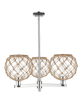Arcadia Three Light Pendant in Polished Chrome (405|716-3CR-PC-G122-10RB)