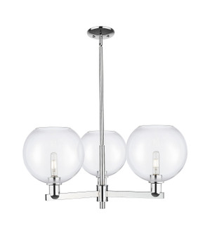 Arcadia Three Light Pendant in Polished Chrome (405|716-3CR-PC-G122-10)