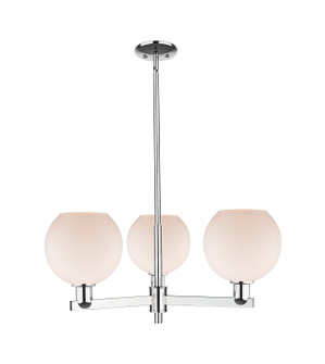 Arcadia Three Light Pendant in Polished Chrome (405|716-3CR-PC-G121-8)