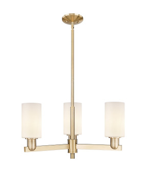 Arcadia Three Light Pendant in Champagne Bronze (405|716-3CR-CB-G801)