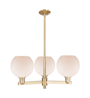 Arcadia Three Light Pendant in Champagne Bronze (405|716-3CR-CB-G121-8)