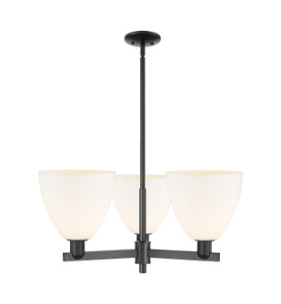 Arcadia Three Light Pendant in Matte Black (405|716-3CR-BK-GBD-91)