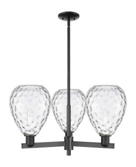 Arcadia Three Light Pendant in Matte Black (405|716-3CR-BK-G372)