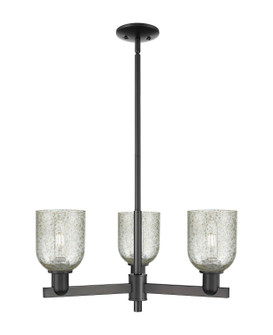 Arcadia Three Light Pendant in Matte Black (405|716-3CR-BK-G259)