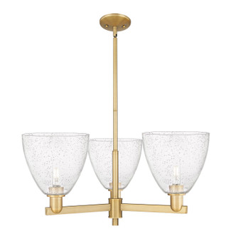 Arcadia Three Light Pendant in Brushed Brass (405|716-3CR-BB-GBD-94)