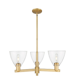 Arcadia Three Light Pendant in Brushed Brass (405|716-3CR-BB-GBD-752)