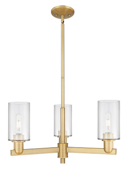 Arcadia Three Light Pendant in Brushed Brass (405|716-3CR-BB-G802)