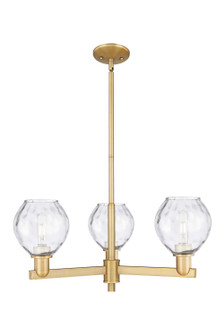 Arcadia Three Light Pendant in Brushed Brass (405|716-3CR-BB-G362)