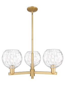 Arcadia Three Light Pendant in Brushed Brass (405|716-3CR-BB-G1215-8)