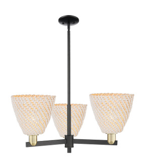 Arcadia Three Light Pendant in Black Antique Brass (405|716-3CR-BAB-NBD-9-NAT)