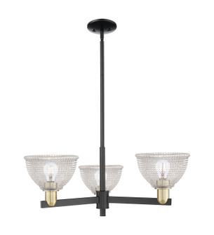 Arcadia Three Light Pendant in Black Antique Brass (405|716-3CR-BAB-G422)