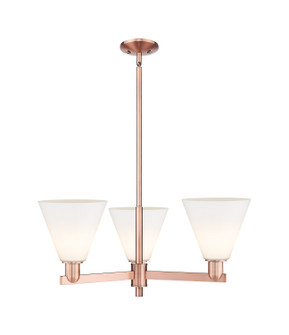 Arcadia Three Light Pendant in Antique Copper (405|716-3CR-AC-GBC-81)