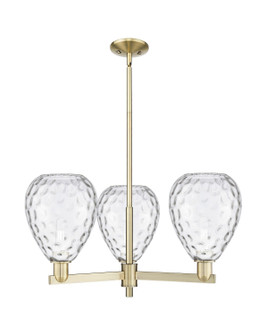 Arcadia Three Light Pendant in Antique Brass (405|716-3CR-AB-G372)