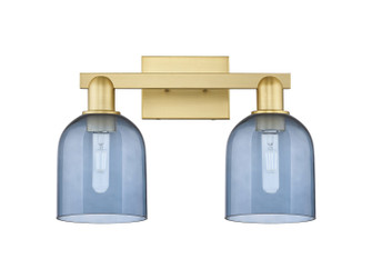 Arcadia Two Light Bath Vanity in Satin Gold (405|716-2W-SG-G558-6BL)