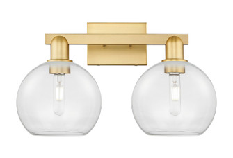 Arcadia Two Light Bath Vanity in Satin Gold (405|716-2W-SG-G122-8)