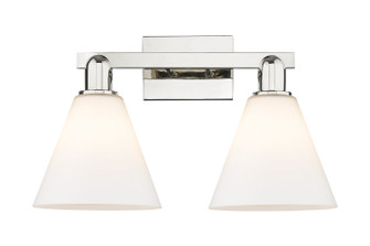Arcadia Two Light Bath Vanity in Polished Nickel (405|716-2W-PN-GBC-81)