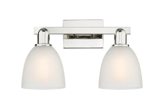 Arcadia Two Light Bath Vanity in Polished Nickel (405|716-2W-PN-G381)