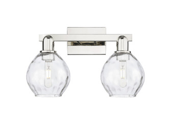 Arcadia Two Light Bath Vanity in Polished Nickel (405|716-2W-PN-G362)